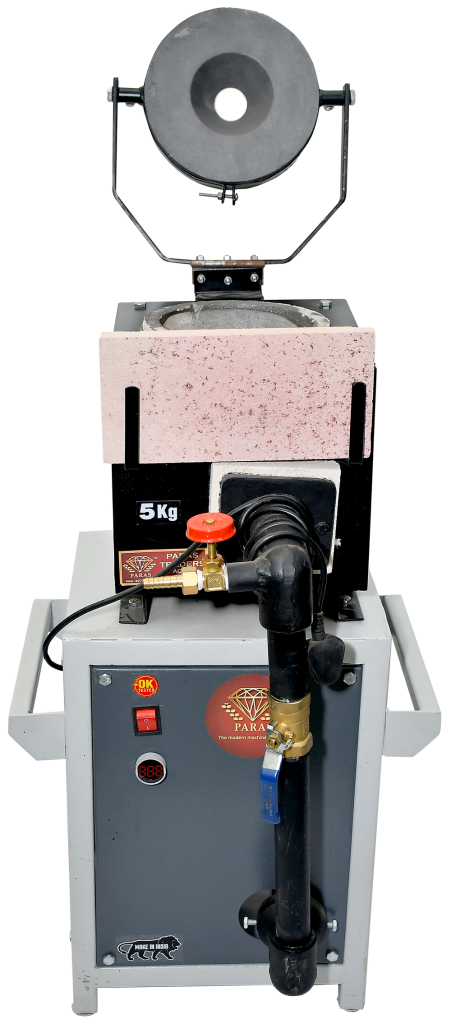 Table Model Gas and Electric Gold Melting Furnace