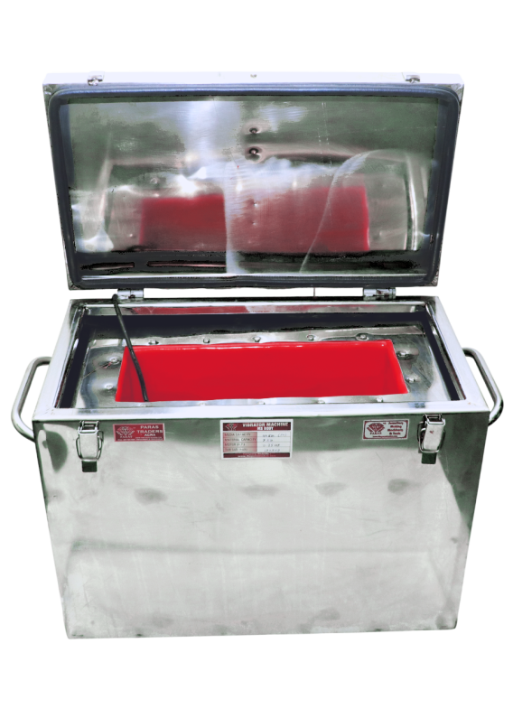 SS Body Jewellery Vibrator Polishing Machine with PU Bowl