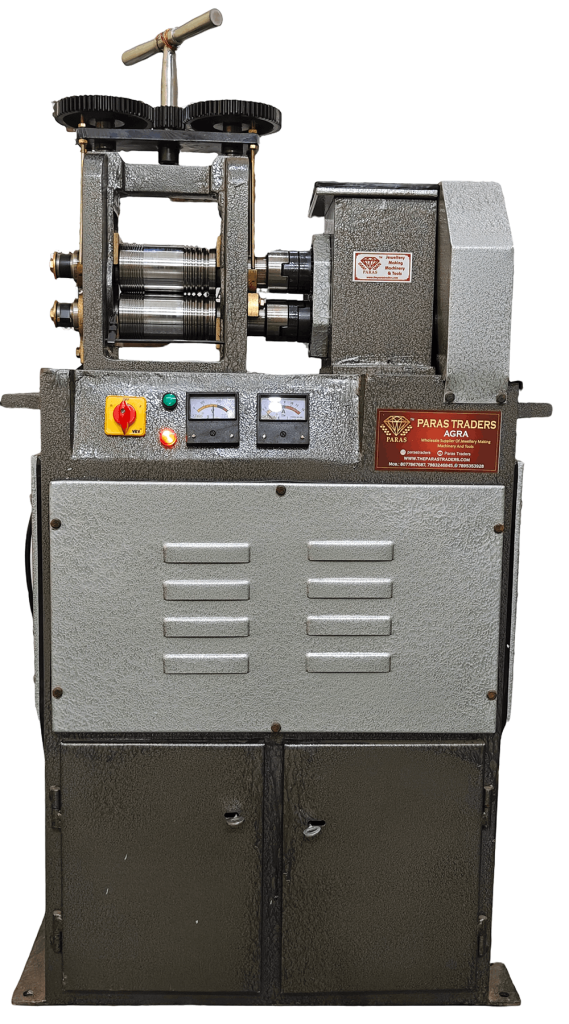 Single Head Wire and Sheet Rolling Machine with Semi Gearbox